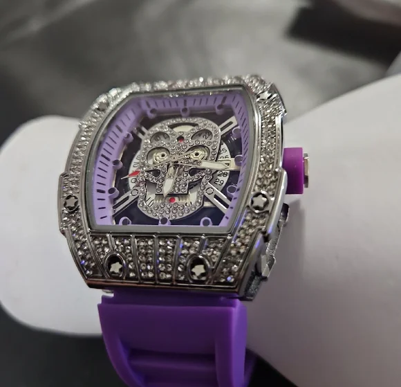 Men's AJ Brand Purple Toned Watch
